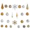 52ct. 6" Gold & Silver Shatterproof Ornament Set
